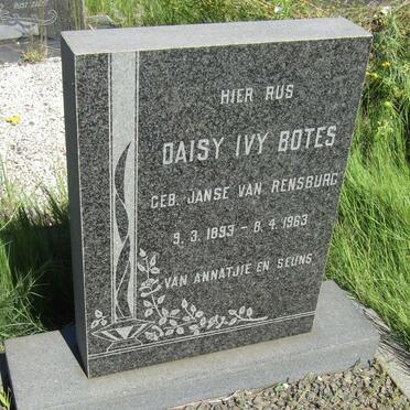 BOTES Daisy Ivy nee JANSE VAN RENSBURG 1893-1963