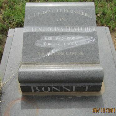 BONNET Ellen Louisa Thatcher 1905-1968