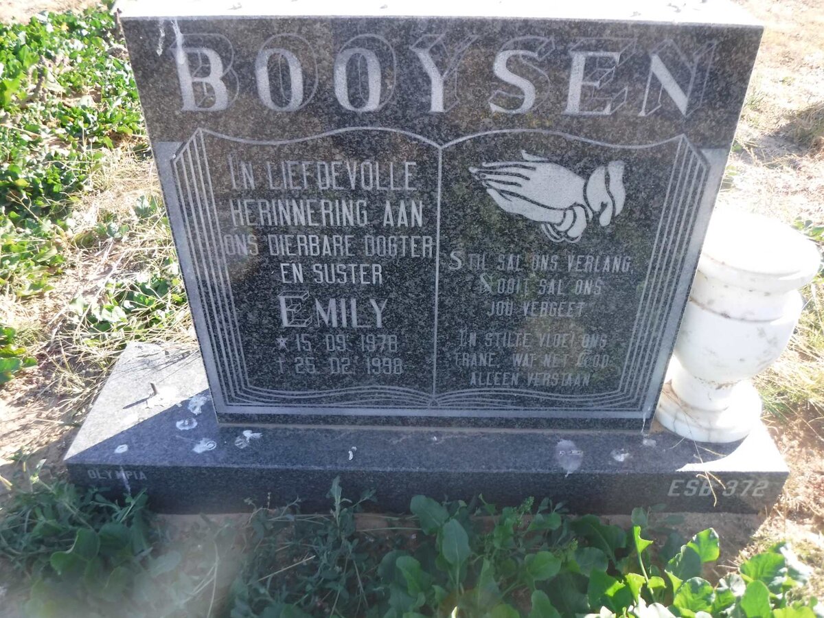 BOOYSEN Emily 1978-1998