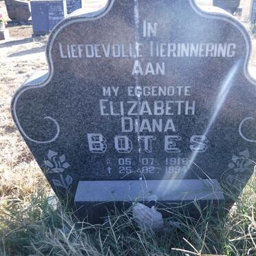 BOTES Elizabeth Diana 1916-1994