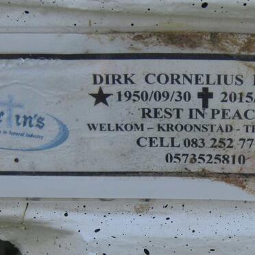 BOTMA Dirk Cornelius 1950-2015