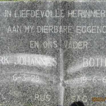 BOTHA Dirk Johannes 1929-1964