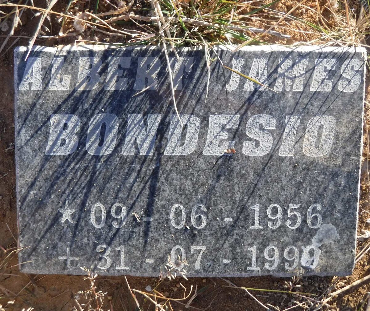 BONDESIO Albert James 1956-1999