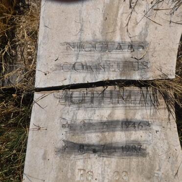 BOTHMA Nicolaas Cornelius 1946-1987