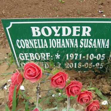 BOYDER Cornelia Johanna Susanna 1971-2018