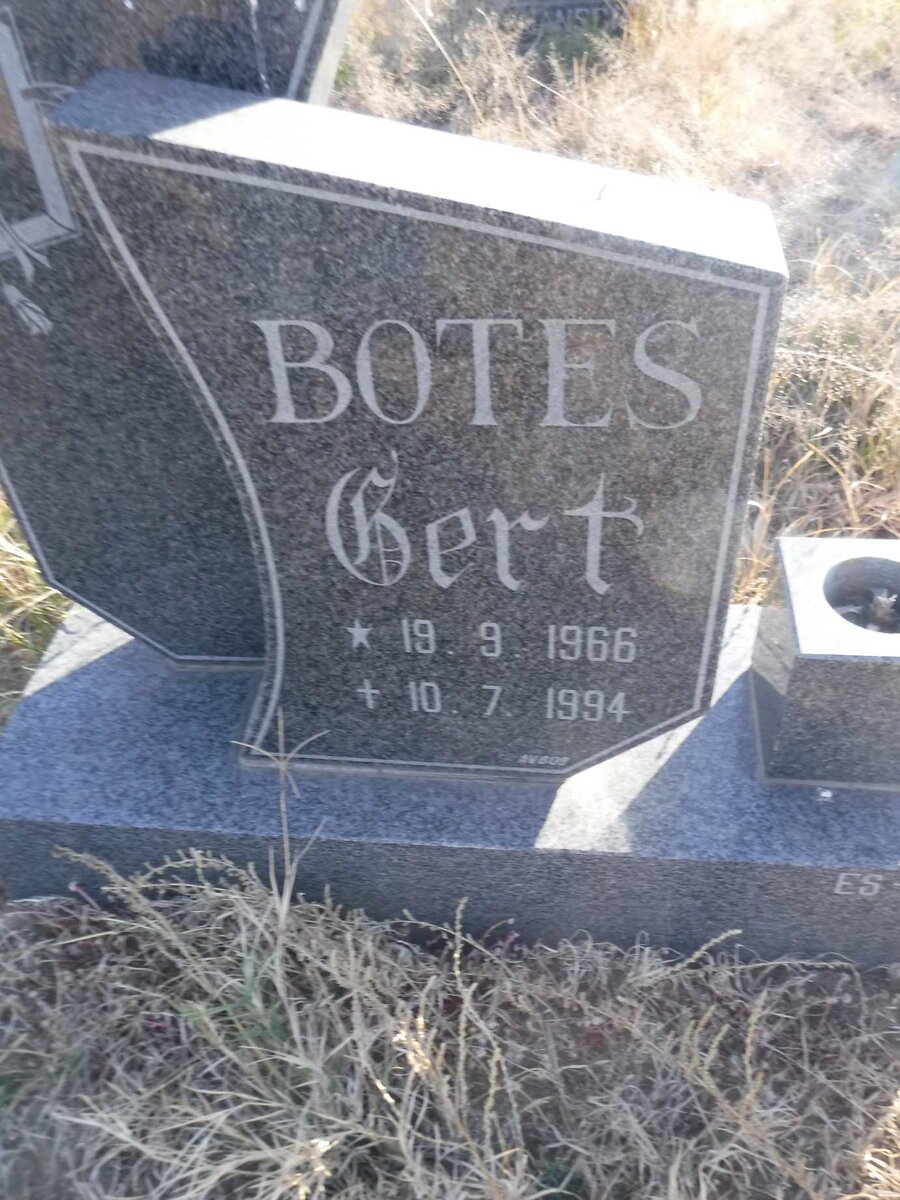 BOTES Gert 1966-1994