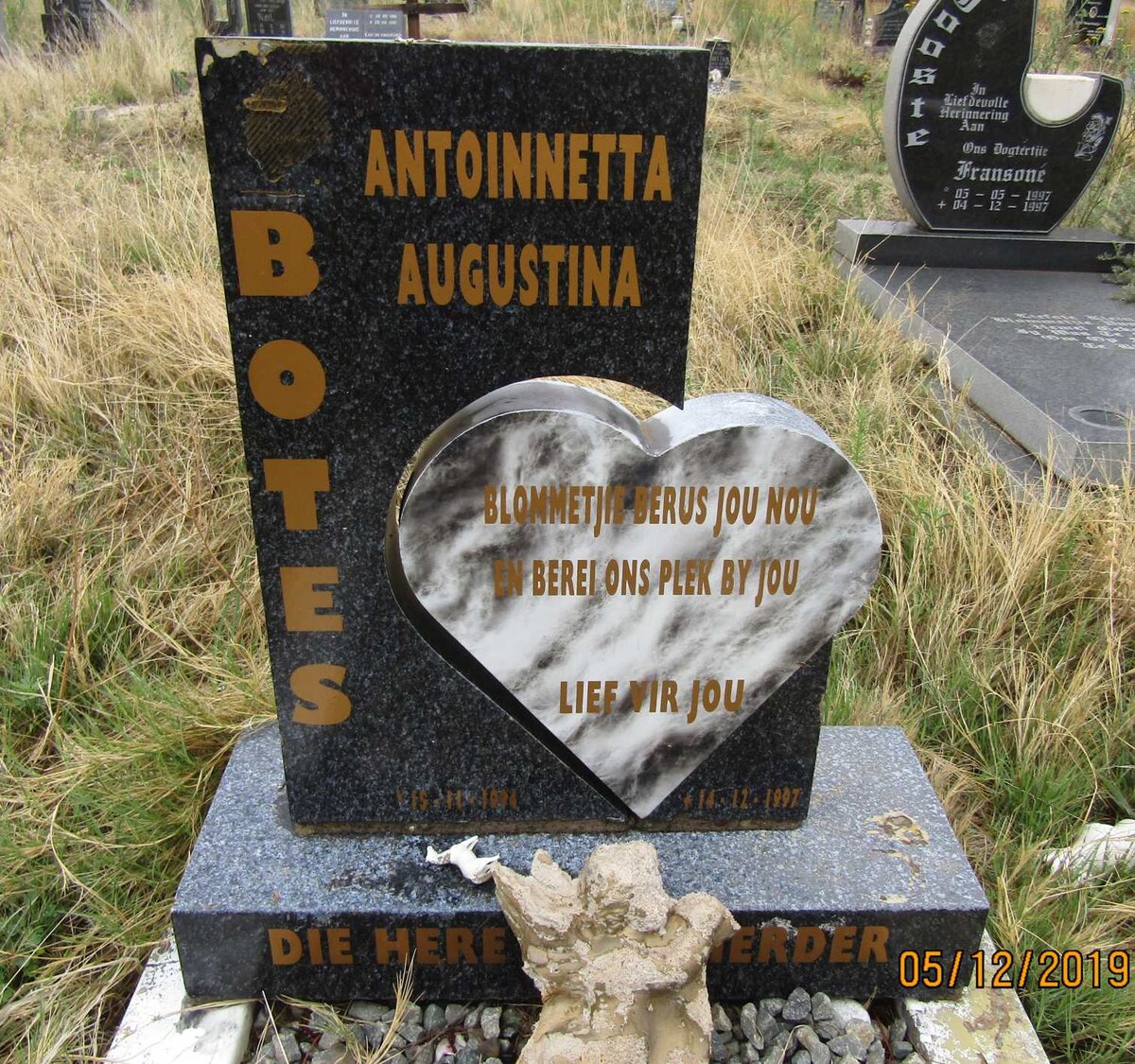 BOTES Antoinnetta Augustina 1994-1997