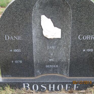BOSHOFF Danie 1905-1976 &amp; Corrie 1919-