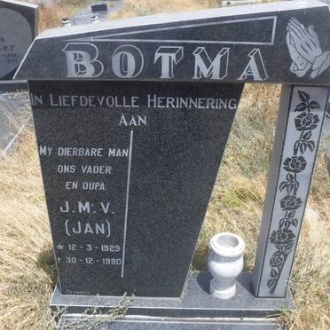 BOTMA J.M.V. 1929-1990