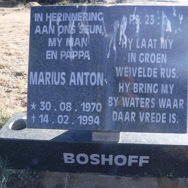 BOSHOFF Marius Anton 1970-1994