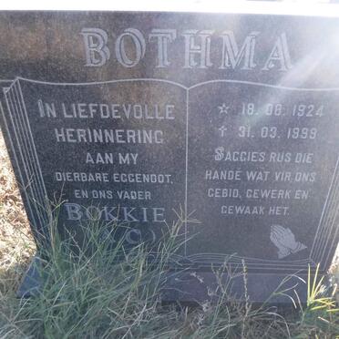 BOTHMA A.C. 1924-1999