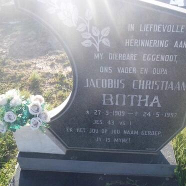 BOTHA Jacobus Christiaan 1909-1997