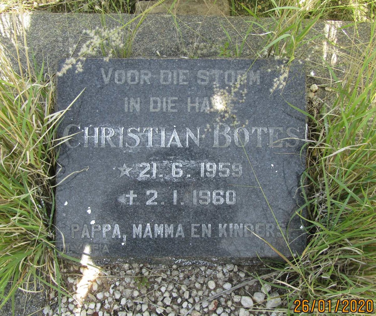 BOTES Christian 1959-1960