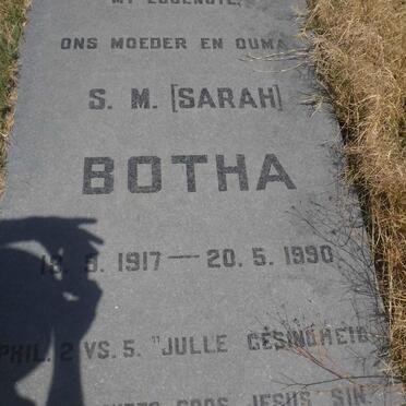 BOTHA S.M. 1917-1990