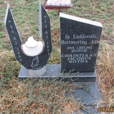 BOTHA Christiaan Jacobus 2003-2003
