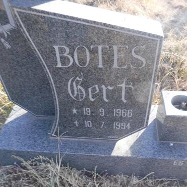 BOTES Gert 1966-1994