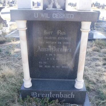 BREYTENBACH Anna Dorothea 1933-1985