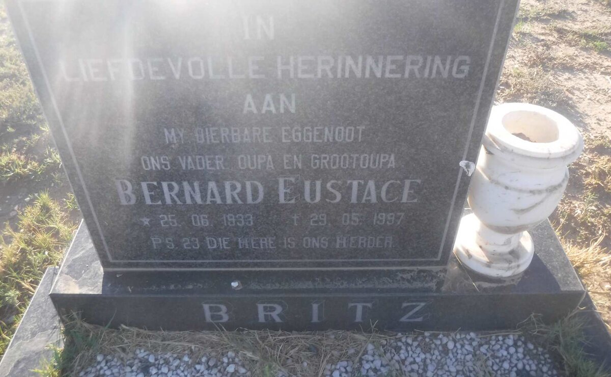 BRITZ Bernard Eustace 1933-1997
