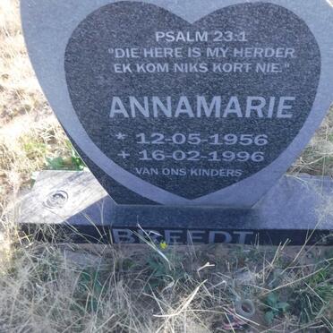 BREEDT Annamarie 1956-1996
