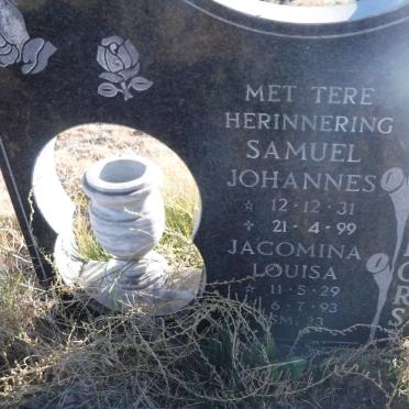 BRONKHORST Samuel Johannes 1931-1999 &amp; Jacomina Louisa 1929-1993
