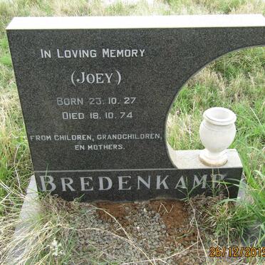 BREDENKAMP Joey 1927-1974