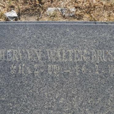 BRUSSOW Mervyn Walter 1919-1989