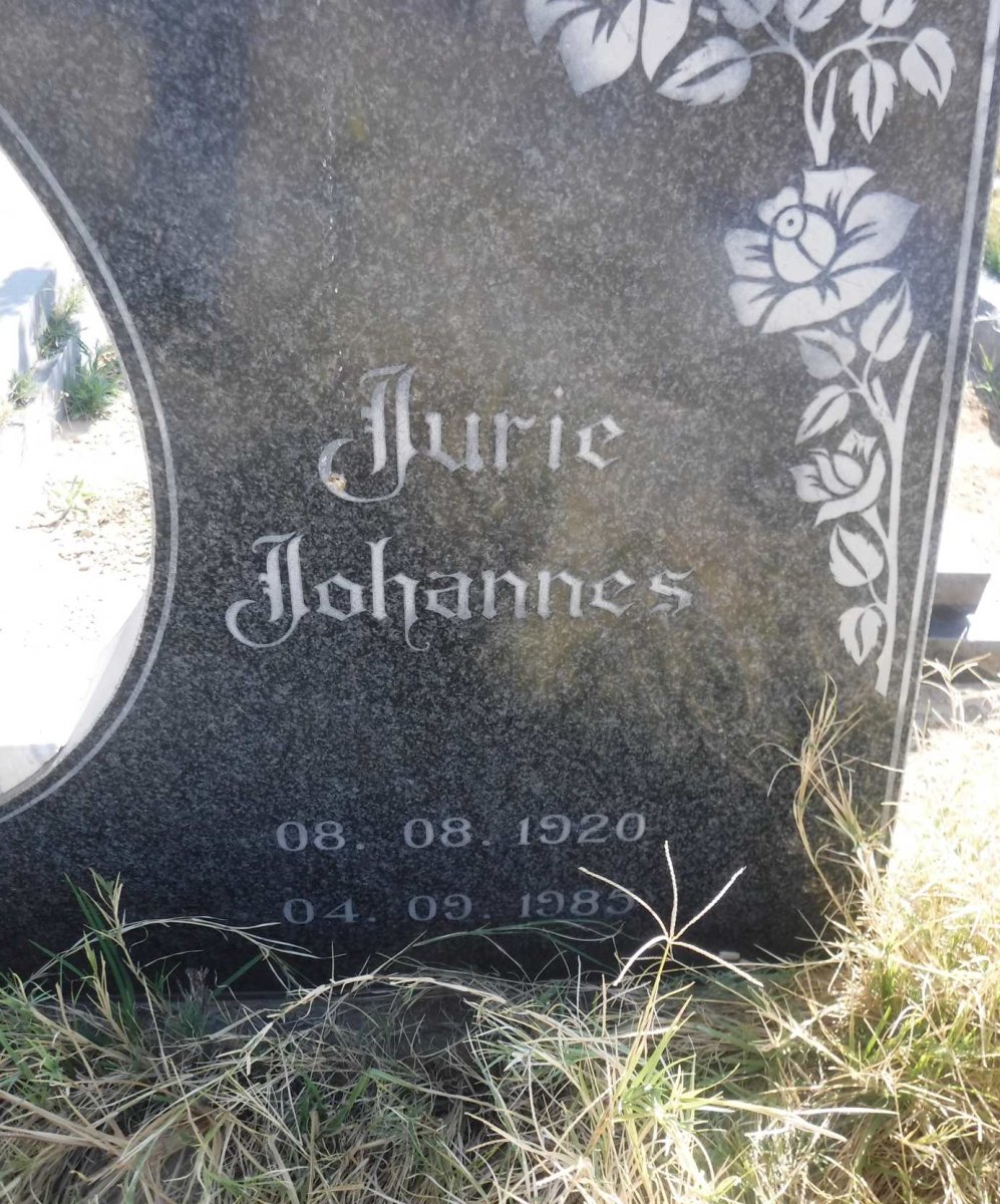 BRAKEL Jurie Johannes 1920-1985 &amp; Christina Hendrina 1928-1990