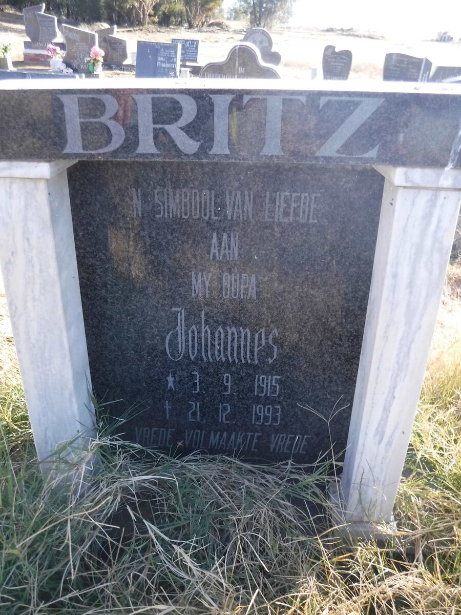 BRITZ Johannes 1915-1993