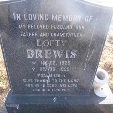 BREWIS Lofty 1925-1999