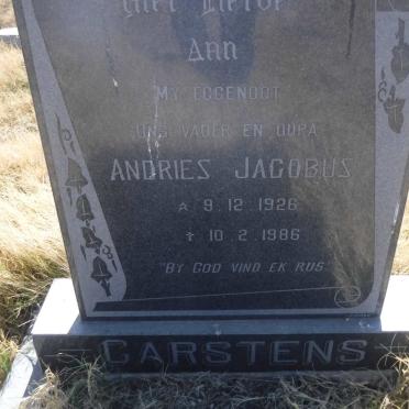 CARSTENS Andries Jacobus 1926-1986