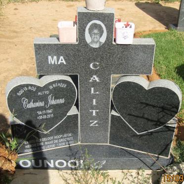 CALITZ Catharina Johanna 1947-2015