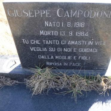 CAMPODONICO Giuseppe 1918-1984