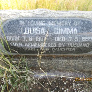 CIMMA Louisa 1907-1959