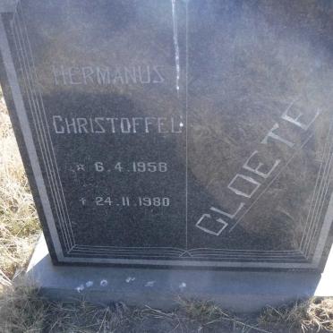 CLOETE Hermanus Christoffel 1958-1980