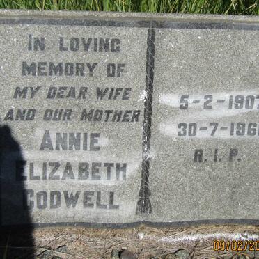 CODWELL Annie Elizabeth 1907-1961