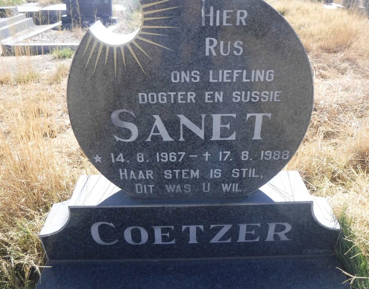 COETZER Sanet 1967-1988