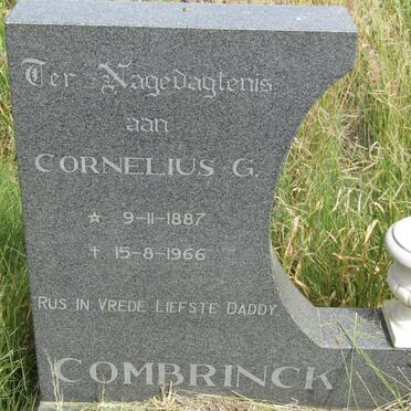 COMBRINCK Cornelius G. 1887-1966