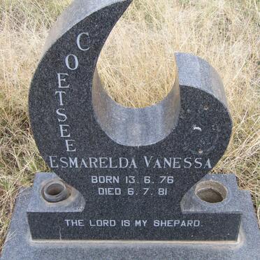 COETSEE Esmarelda Vanessa 1976-1981
