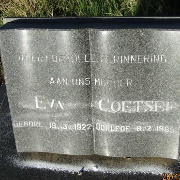 COETSEE Eva 1922-1989