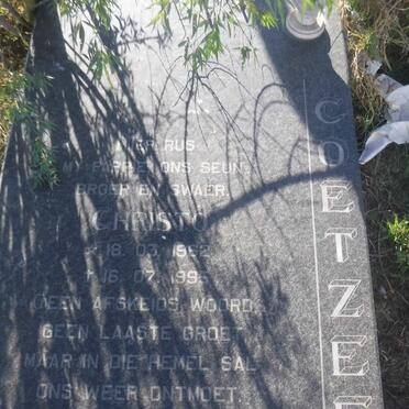COETZEE Christo 1962-1995