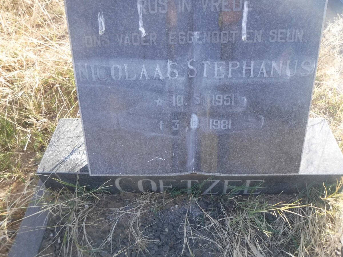 COETZEE Nicolaas Stephanus 1951-1981