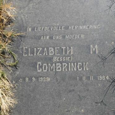 COMBRINCK Elizabeth M. 1938-1984