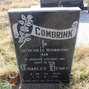 COMBRINK Charles Henry 1934-1990 :: COMBRINK  Hennie 1957-