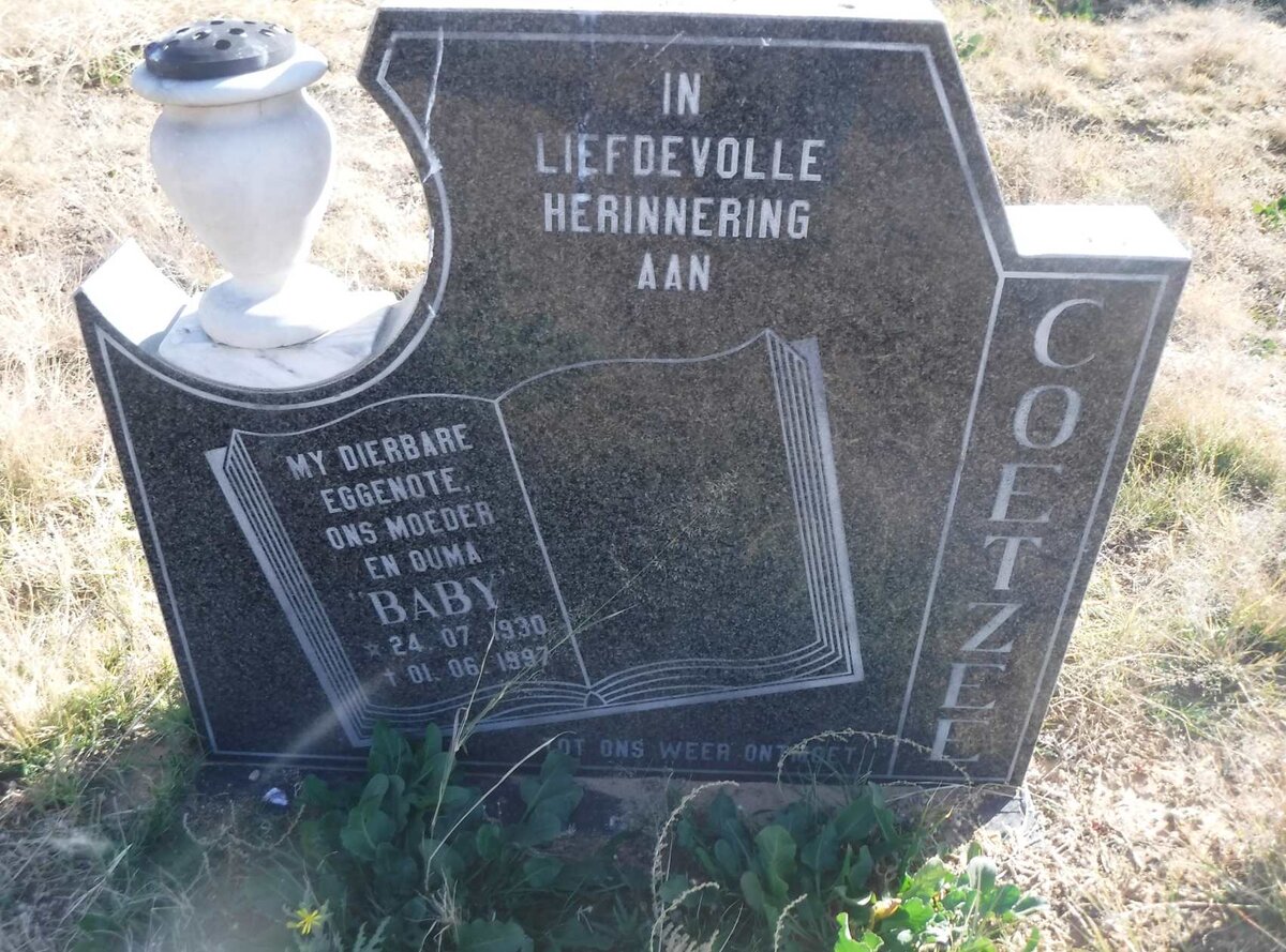 COETZEE Baby 1930-1997
