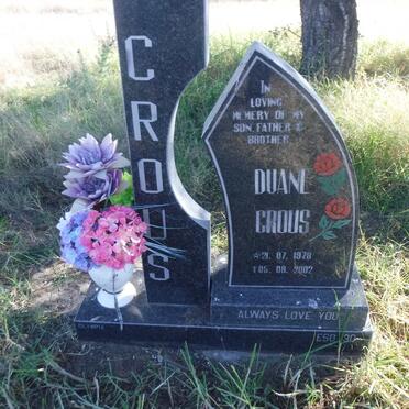 CROUS Duane 1978-2002