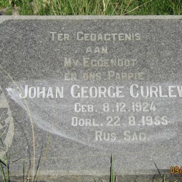 CURLEWIS Johan George 1924-1955