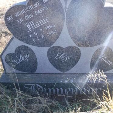 DIPPENAAR Manie 1953-1992