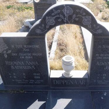DIPPENAAR Alwyn Johannes 1938-1986 &amp; Hermina Anna Katharina 1942-1988
