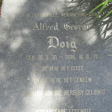 DOIG Alfred George 1930-1978