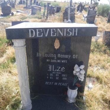 DEVENISH Ilze nee MANS 1967-1991